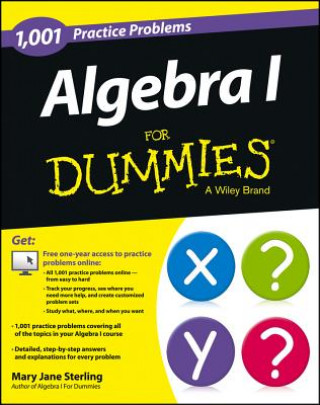 Algebra I: 1,001 Practice Problems For Dummies (+ Free Online Practice)