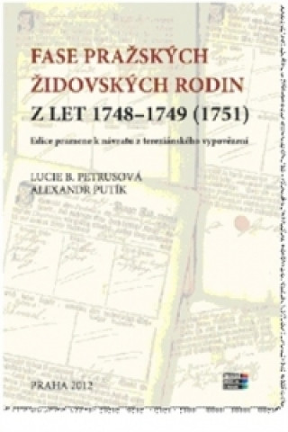 Fase pražských židovských rodin z let 1748 - 1749 (1751)