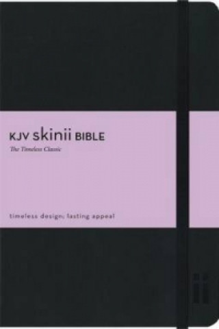 KJV, Skinii Bible, Leathersoft, Black, Red Letter Edition