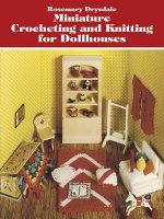 Miniature Crocheting and Knitting for Dolls Houses