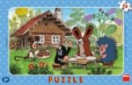 Puzzle Krtek na návštěvě