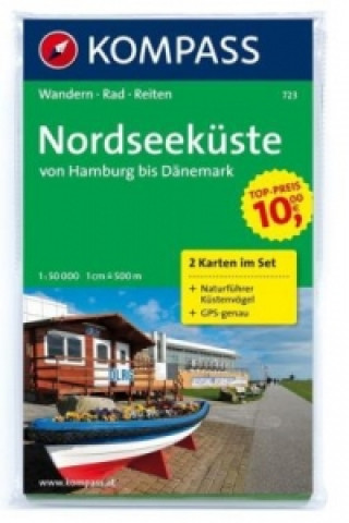 NORDSEEKÜSTE VON HAMBURG 1:50 000