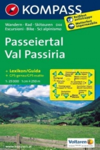 Kompass Karte Passeiertal. Val Passiria