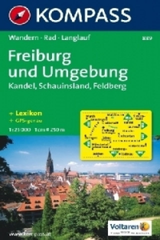 Kompass Karte Freiburg und Umgebung