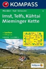 Kompass Karte Imst, Telfs, Kühtai, Mieminger Kette