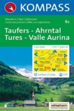TAUFERS-AHRNTAL,TURES-VALLE AURINA 1:50 000