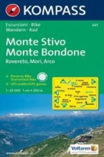 M.Stivo,Bondone,Rovereto,Mori,Arco 687 / 1:25T NKOM