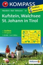 Kompass Karte Kufstein, Walchsee, St. Johann in Tirol