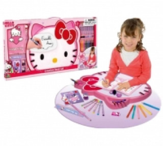 HELLO KITTY - podložka na kreslení s příslušenstvím