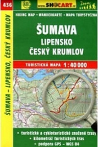 Šumava, Lipensko, Český Krumlov 1:40 000