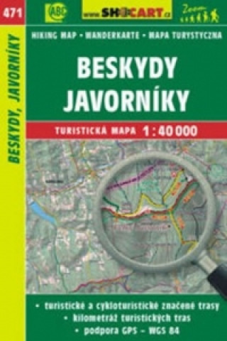 Beskydy, Javorníky 1:40 000