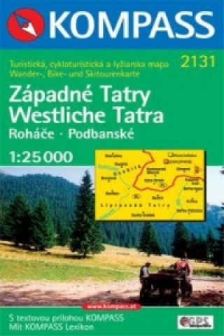 Západné Tatry 1:25 000 Kompass