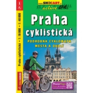 Praha cyklistická 1:18 000/1:40 000