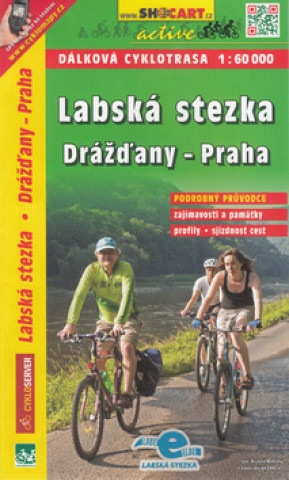Labská stezka, Drážďany-Praha 1:60 000