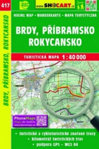 Brdy, Příbramsko, Rokycansko 1:40 000