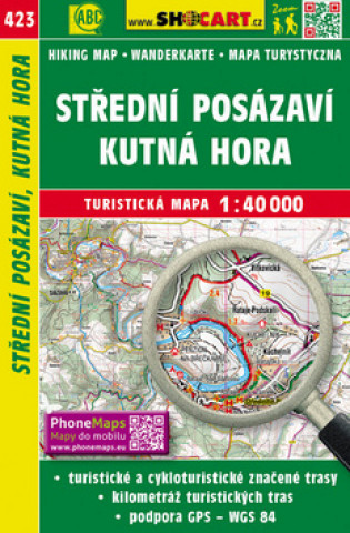 Střední Posázaví, Kutná Hora 1:40 000