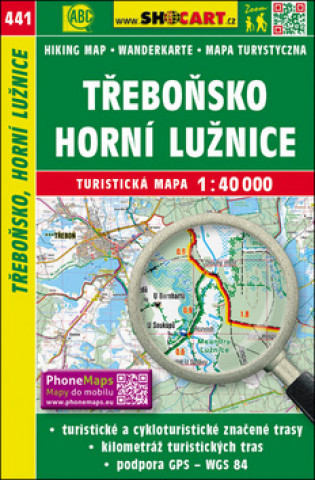 Třeboňsko Horní Lužice 1:40 000