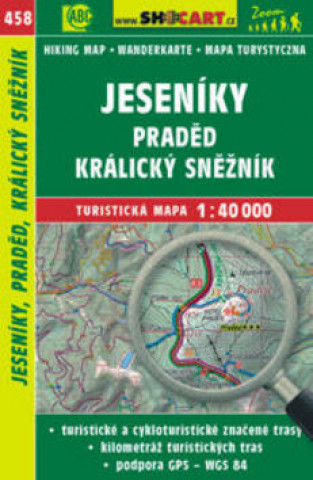 Jeseníky, Praděd, Králický Sněžník 1:40 000