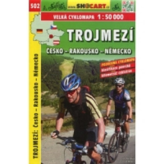 Trojmezí Česko - Rakousko - Německo cyklomapa 1:50 000