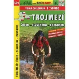 Trojmezí Česko-Slovensko-Rakousko cyklomapa 1:50 000