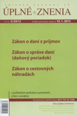 UZZ 2/2012 Zákon o dani z príjmov