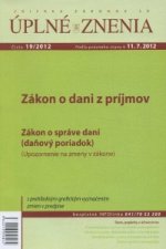 UZZ 19/2012 Zákon o dani z príjmov