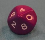 Dice - Numbers 0 - 9