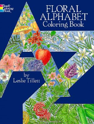 Floral Alphabet Colouring Book