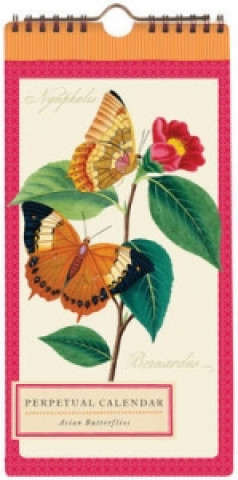 Asian Butterflies Perpetual Calendar