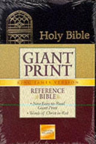 KJV, Holy Bible, Giant Print, Leathersoft, Black, Red Letter Edition