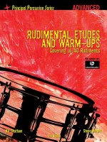 Rudimental Etudes and Warm-Ups Covering All 40 Rudiments (Ad
