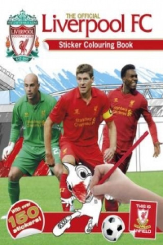 Official Liverpool FC Sticker Colouring Book