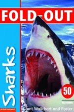 Fold-Out Poster Sticker Book: Sharks