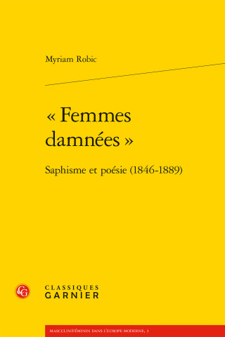 Femmes Damnees Saphisme Et Poesie 18