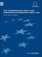 Conservative Party and European Integration since 1945