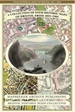 Collection of Four Historic Maps of Bristol from 1851-1903