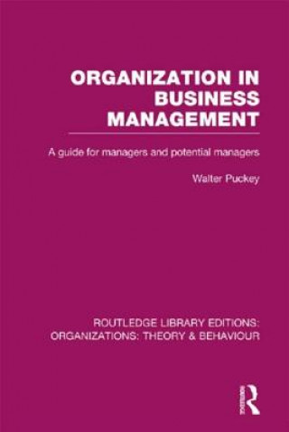 Organization in Business Management (RLE: Organizations)