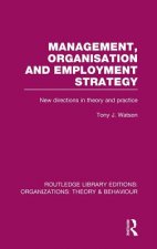 Management Organization and Employment Strategy (RLE: Organizations)