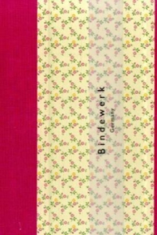 Buch A5, FlowerPower, Leinen pink Carta Varese, liniert