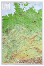 Deutschland, Reliefkarte, Klein. Germany