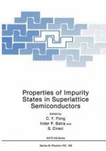 Properties of Impurity States in Superlattice Semiconductors