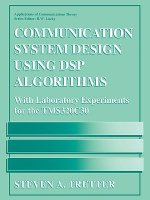 Communication System Design Using DSP Algorithms