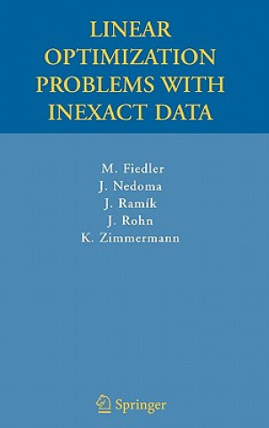 Linear Optimization Problems with Inexact Data