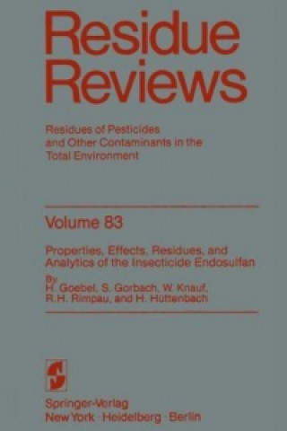 Properties, Effects, Residues, and Analytics of the insecticide Endosulfan. Vol.83
