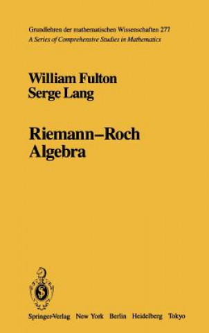 Riemann-Roch Algebra