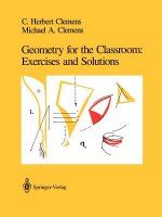 Geometry for the Classroom: Exercises and Solutions