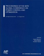 Proceedings of the Sixth Global Conference on Power Control and Optimization