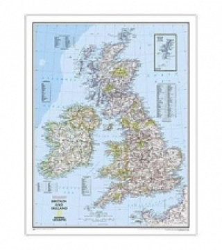Britain And Ireland Flat Map