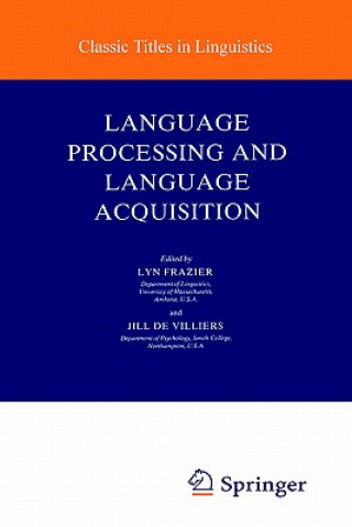 Language Processing and Language Acquisition