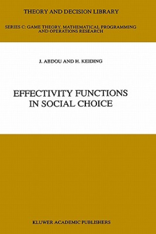 Effectivity Functions in Social Choice